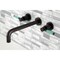 Kingston Brass KS8025DKL Two-Handle Wall Mount Tub Faucet, Oil Rubbed Bronze KS8025DKL - alternate 6